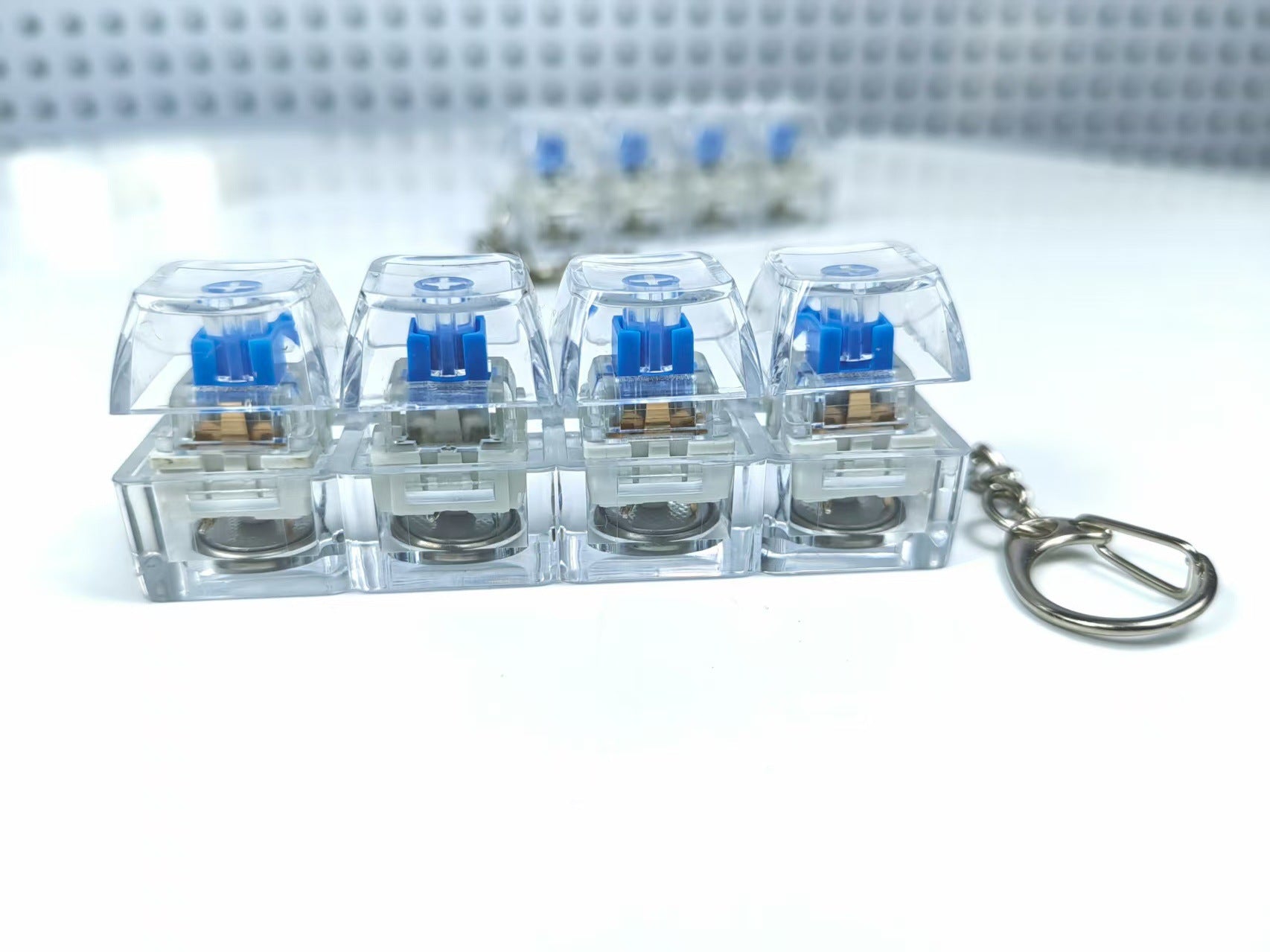 GlowClick™ Mechanical Clicker Keychain