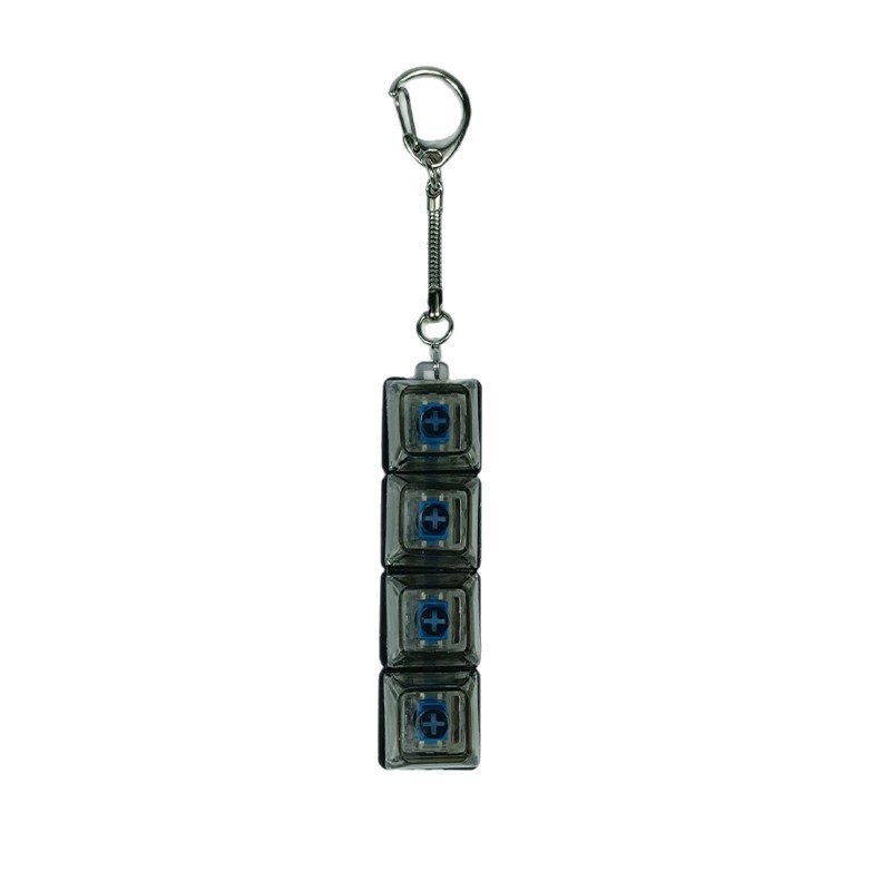 GlowClick™ Mechanical Clicker Keychain
